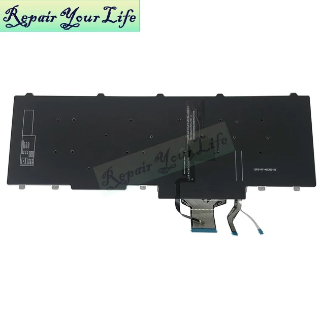 Alt view image 2 of 3 - US English Backlit Keyboard for Latitude N7CXW E5550 E5570 E5580 5590 M7510 M7520 M5520 M7720 0N7CXW Backlight Pointer