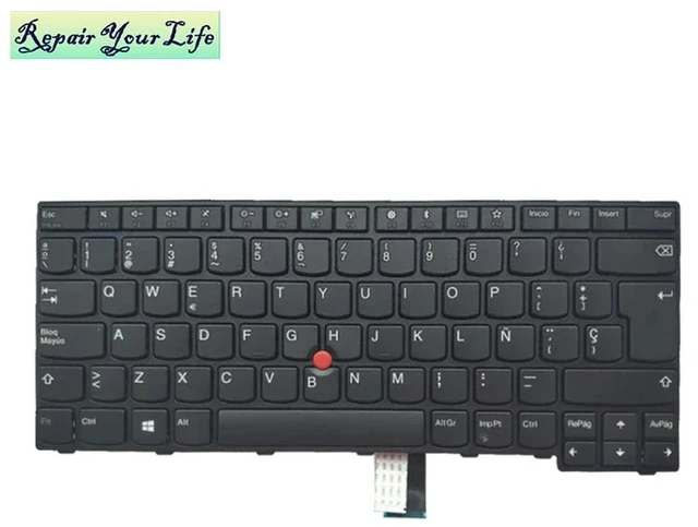 Main image of Spanish Keyboard For Thinkpad E470 E470c E475 20H4 20H1 20H2 01AX050 01AX090 01AX010 Spain Fit Latin Trackpoint Keyboards