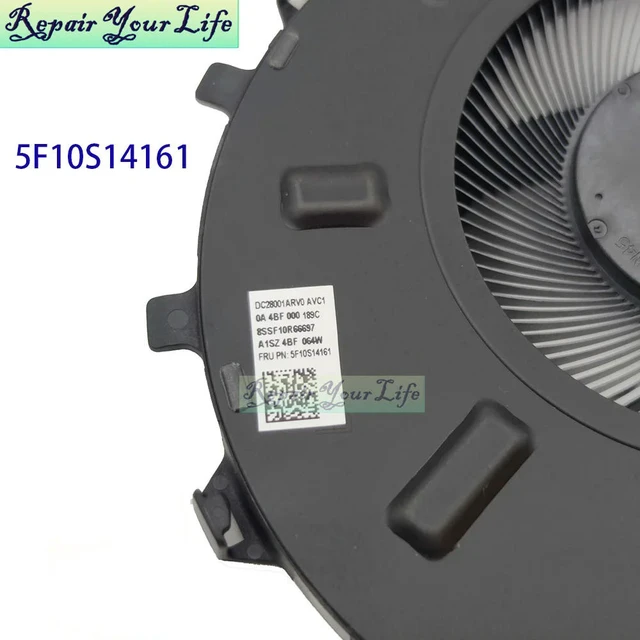 Alt view image 3 of 3 - Laptop CPU Cooling Fan For Slim 5 15IRU9 15IRH9 15IRH9R 5F10S14160 BAPA1007R5HY005 Notebook Cooler Radiator Fans