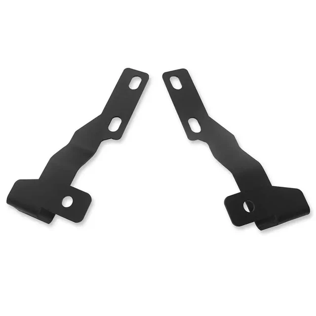Alt view image 2 of 2 - 4X Front Hood LED Light Mounting Bracket Hood Ditch Lamp Brackets Kit For Toyota Tacoma 2005-15