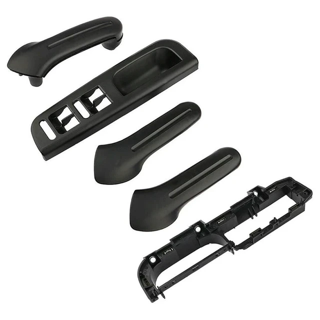 Alt view image 2 of 3 - Interior Door Grab Handle Cover Panel Switch Bezel And Bracke For Jetta Golf MK4