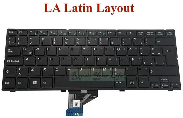 Main image of SF20GM6 LA Latin Spanish Keyboard for Medion E11201 E11202 MD61958 SF20PA6W SF20GM7 82-382PXB7102 82-382PXB7101