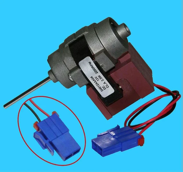 Main image of 1 PCS Freezer Cooling DC Motor D4612AAA04 Single Fan Motor 12V 2.5W For Siemens Double Door Refrigerator Cooling Motor Parts