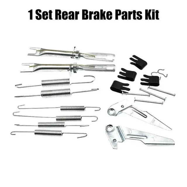 Alt view image 2 of 3 - 2X Rear Brake Shoes Adjuster & Parts Kit For Toyota Hilux GGN25 KUN26 4X4 Ute 2005-2015 Rear Brake 04943-0K030