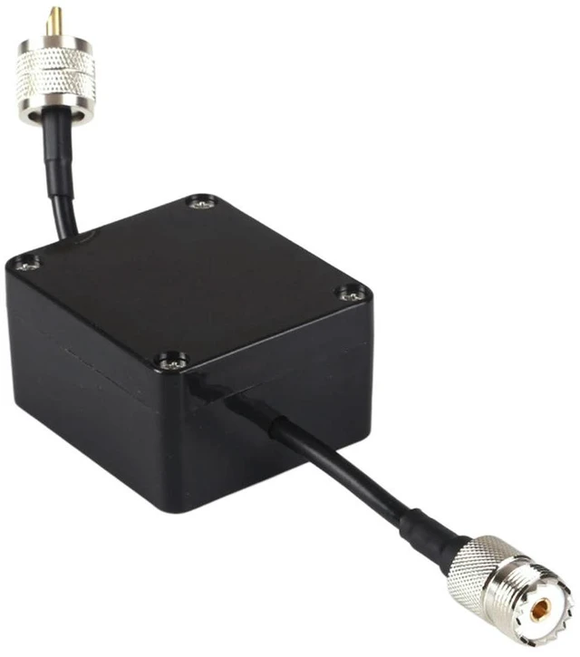 Main image of 1.8-30MHz RF Noise Filter with PL-259 To SO-239 Connector Shortwave Radio Choke Coil Ring for HF Shortwave Radio Accessories