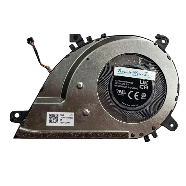 Alt view image 2 of 3 - Notebook Cooling Fan For ZenBook Flip UX363 UX363EA UX363JA UX363J UX371 BX371 UX371EA CPU Cooler Radiator 13NB0QT0T04011