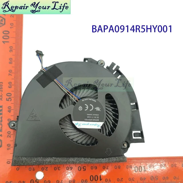 Main image of Notebook Cooler CPU Fan For ZBook 17 G5 G6 17G6 L31242-001 BAPA0914R5HY001 Processor Cooling Radiator Fan NS85C00-17G16 17G17