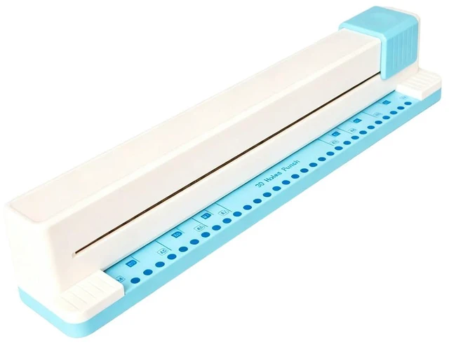 Main image of 30 Holes Binding Punch Adjustable Loose Leaf Paper Punch Machine Paper Puncher for Discbound Notebooks & Journaling Supplies