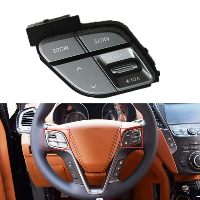Alt view image 2 of 3 - Steering Wheel Button Volume Control Switch For Santa Fe 2012-2017 967302W000 96700-2W100 96700-2W350 A