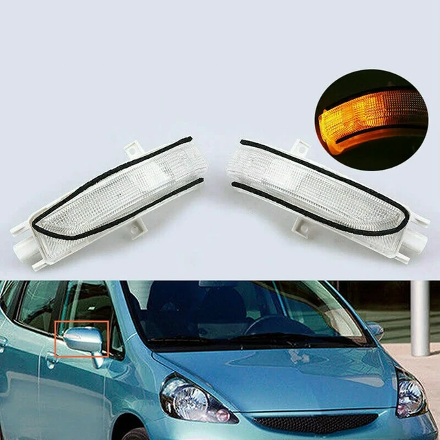 Alt view image 3 of 3 - 4X Car Rearview Mirror LED Turn Signal Lamp Warning Light For Honda FIT JAZZ FIT SALOON CITY 2003-2008