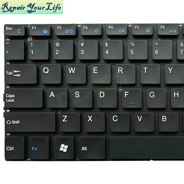 Alt view image 3 of 3 - US English Keyboard For AXIOO Slimbook 13 PN1308P/2110M Mybook 14F NBAX21R6 NBAX21I NBAX21L Notebook Keyboards/Teclado