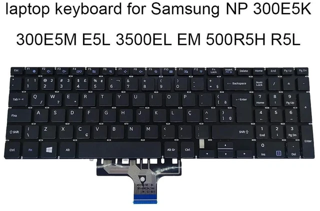 Main image of PT-BR Brazil Brazilian Laptop Keyboard For NP350XAA NP350 350XAA 351XAA NP300E5K 300E5M 500R5K NP500R5H 500R5L NSK-MS2SN