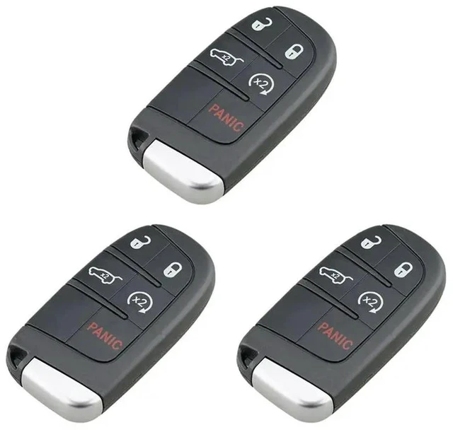 Main image of 3X 5 Buttons Remote Key Fob M3N40821302 433Mhz For Jeep Grand Cherokee 2013 2014 2015 2016 2017 2018