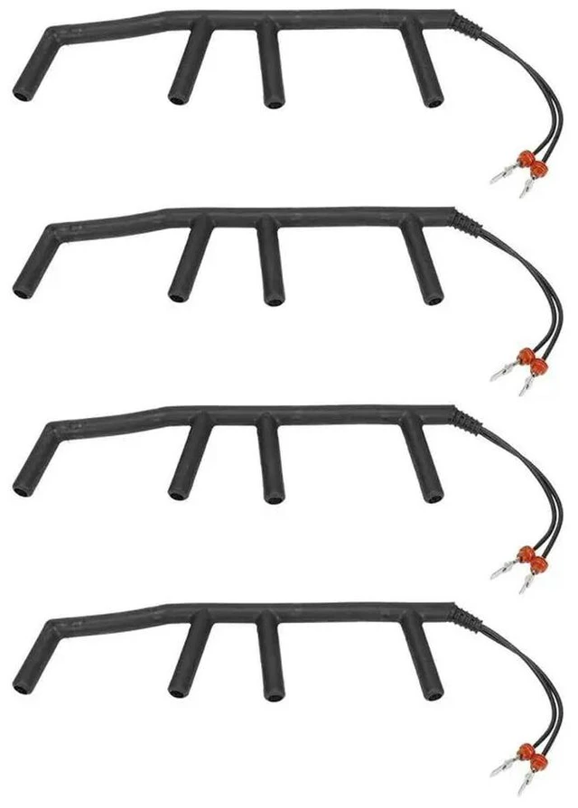 Main image of 4X Car Glow Plug Wiring Harness For Mk4 Mk3 B4 Golf Jetta Beetle Passat 1997-2003 1.9 TDI L4 ALH 028971766