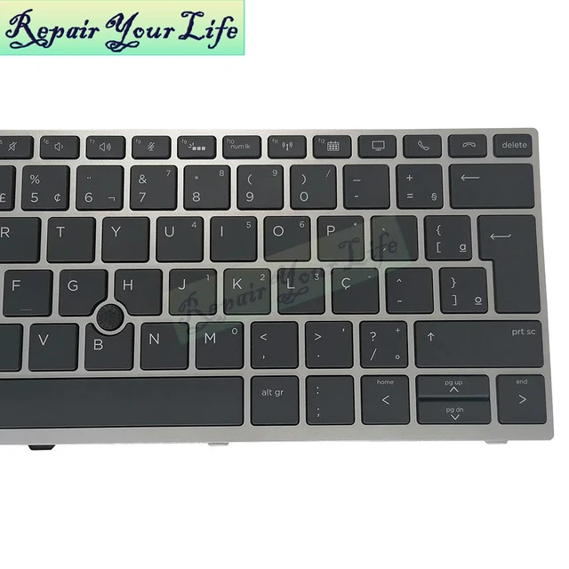 Alt view image 3 of 3 - Spanish Backlit Keyboard for EliteBook 735 G5, 830 G5, 830 G6, 836 G5 V162726DK1 L07666-201 L13697-001