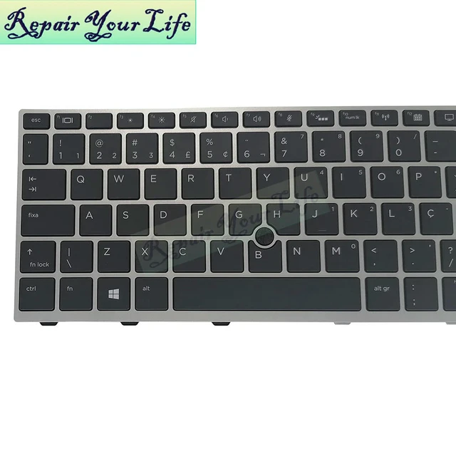 Alt view image 2 of 3 - Spanish Backlit Keyboard for EliteBook 735 G5, 830 G5, 830 G6, 836 G5 V162726DK1 L07666-201 L13697-001