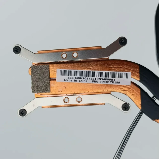 Alt view image 3 of 3 - 01YR159 CPU Heatsink Cooling Fan For ThinkPad X1 Carbon 6th Gen Cooler Radiator 01YR204 AT16R001SS0 EG50040S1-CA41-S9A