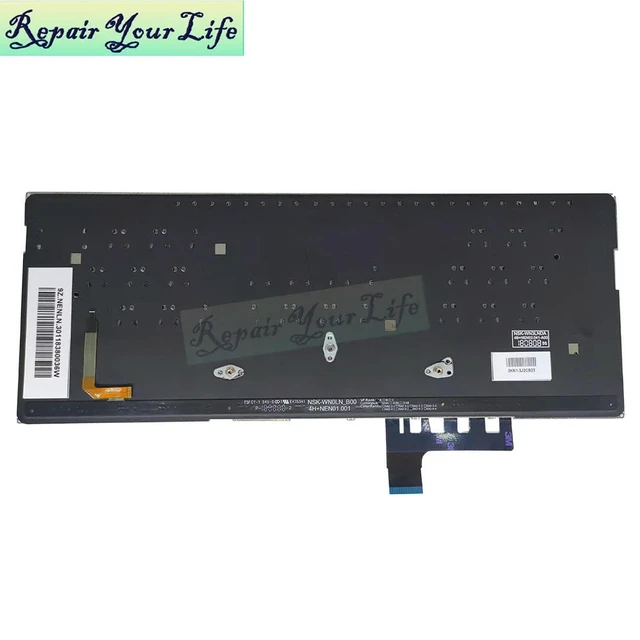 Alt view image 2 of 3 - Spanish Backlit Keyboard for ZenBook 13 UX331 UX331UN UX331UA UX331UAL UX331FAL SP LA ES Keyboards 0KN1-3J2ND23 2620ND00