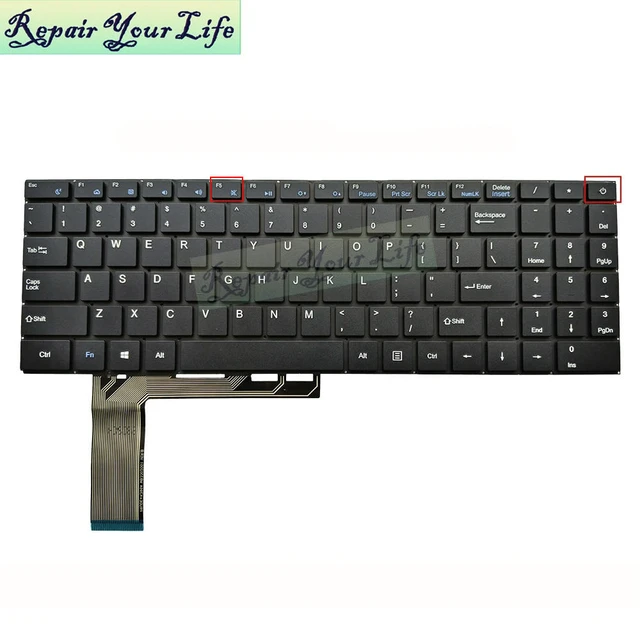Main image of US English Keyboard For Irbis NB290 NB291 NB292 USA United States Replacement Keyboards Notebook Teclado MB3302001 PRIDE+K3694