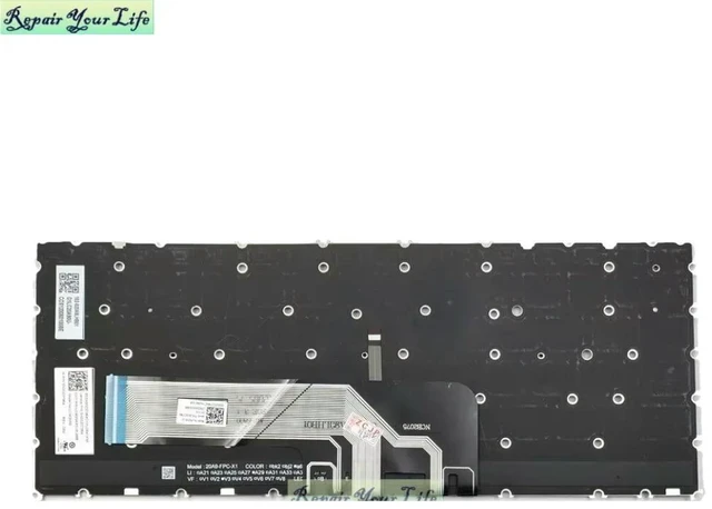 Alt view image 3 of 3 - US English Backlit Keyboard for ThinkBook 13s Gen 2 G2ITL 20V9 G2ARE 20WC Backlight Black