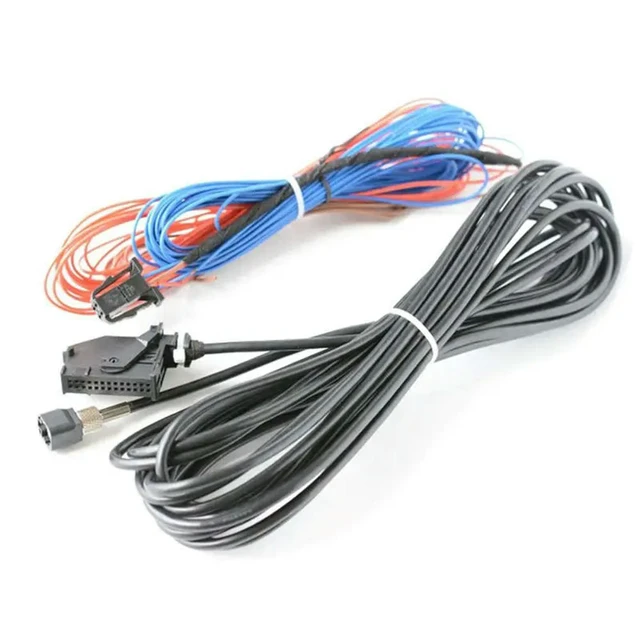Alt view image 2 of 3 - 2X Apply To RCD510 RNS510 RNS315 RGB Rear View Camera Harness Cable Wire For VW Passat Jette Golf