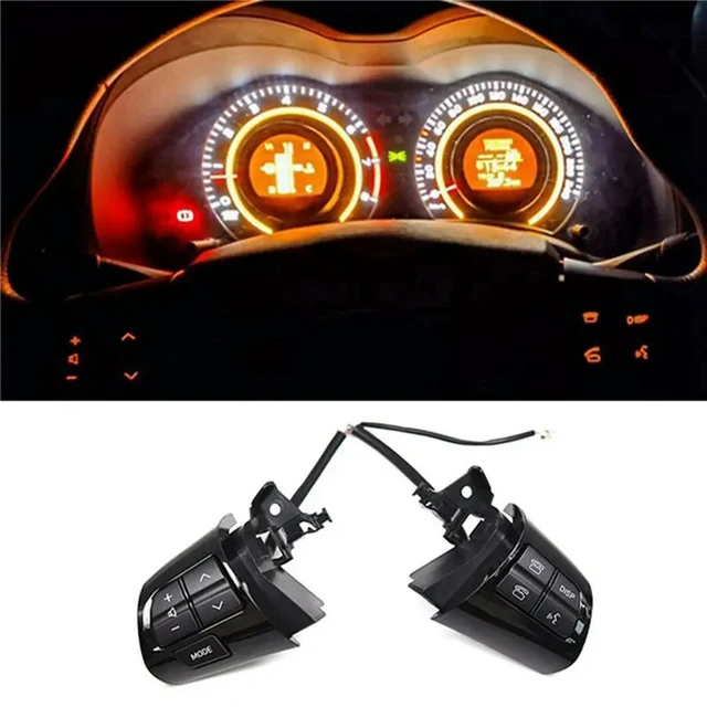 Alt view image 2 of 3 - 2X Steering Wheel Audio Control Button Cruise Switch 84250-02230 For Toyota Corolla / Wish / Altis 2010-2013