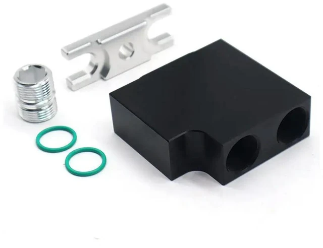 Alt view image 3 of 3 - For Dodge Ram 6.7L Cummins Engine 2019-2024 68RFE/AS69RC Transmission Thermal Valve Upgrade With Filter Coupler