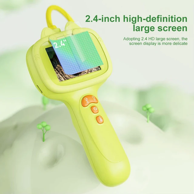 Alt view image 3 of 3 - Borescope Snake Camera with Light Nature Exploration Inspection Camera Birthday Gifts for Kids 4 5 6 7 8 9 10 Years Old