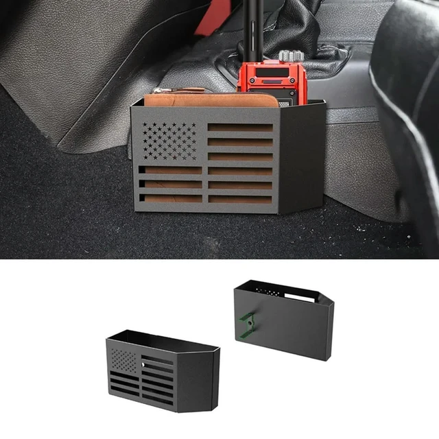 Alt view image 2 of 3 - For Jeep Wrangler JL 2018-2025 Center Console Organizer For Gladiator JT Gear Shift Box Tray Accessories