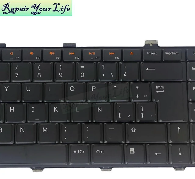 Alt view image 2 of 3 - LA Latin Backlit Keyboard for XPS 14 L401X STUDIO 15 L501X Studio 1450 1455 1457 1458 fit Spanish Keyboards 0Y9K19 Y9K193