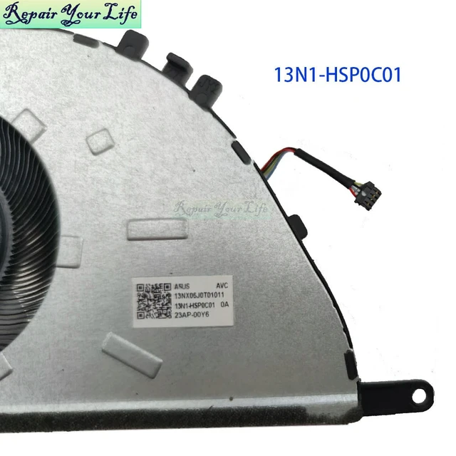 Alt view image 3 of 3 - Notebook Cooler CPU Fan For Chromebook Plus CX34 CX3402CBA Laptop Cooling Fans BAPA1005R5HY012 13NX06J0T01011 13N1-HSP0C01
