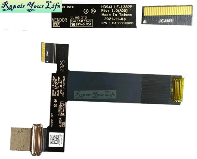 Main image of 8FP96 Laptop LCD Display Cable For For X14 R1 08FP96 E475341CY-3 LF-L382P DA30001NM10 Video Screen Flex Cables