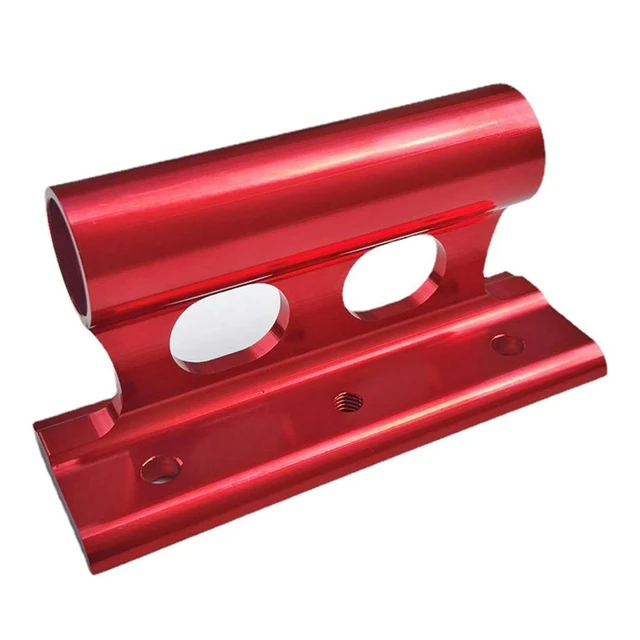 Alt view image 2 of 3 - 4X Bike Car Roof Mount Rack Holder Transportation Mount Rack Quick Release Thru Axle Bicycle Carrier Bracket Holder Red