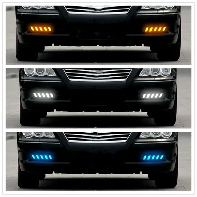 Alt view image 3 of 3 - LED Daytime Running Light For Toyota MARK X REIZ 2005-2009 Fog Lamp Turn Signal Accessories Front Light
