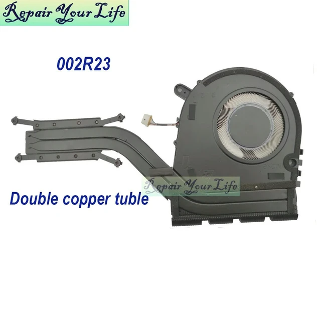 Alt view image 2 of 3 - 002R23 Notebook Cooler CPU Fans Heatsink For Latitude 14 7440 Heat sink Fan Assembly ND75C39 22F01 AT3YK002DTL 021KT2
