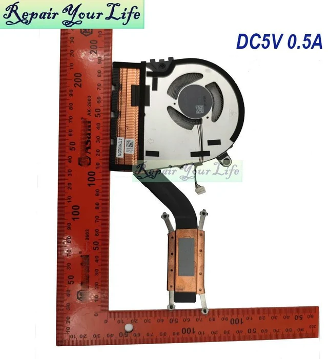 Main image of 002R23 Notebook Cooler CPU Fans Heatsink For Latitude 14 7440 Heat sink Fan Assembly ND75C39 22F01 AT3YK002DTL 021KT2