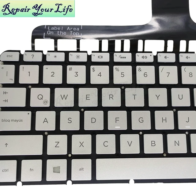 Alt view image 3 of 3 - Latin Backlit Keyboard for 13-AB 13T-AB 13-AB016NR 13-AB067CL 13-AB077CL 13-AB000 notebook light replacement keyboards