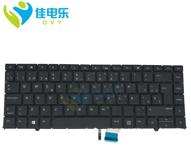 Main image of Spanish Backlit Laptop Keyboard For ZBook Studio G5 Mobile Workstation X360 Elitebook 1050 G1 Spain Latin Keyboards Backlight