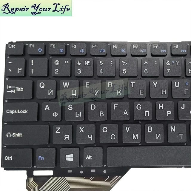 Alt view image 3 of 3 - RU Russian Keyboard for Digma EVE 15 C400 ES5041EW C423 ES5069EW C413 ES5059EW C419 ES5065EW MB30011008 YXT-NB93-154 PRIDE-K2809