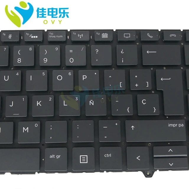 Alt view image 2 of 3 - Spanish Backlit Laptop Keyboard For ZBook Studio G5 Mobile Workstation X360 Elitebook 1050 G1 Spain Latin Keyboards Backlight