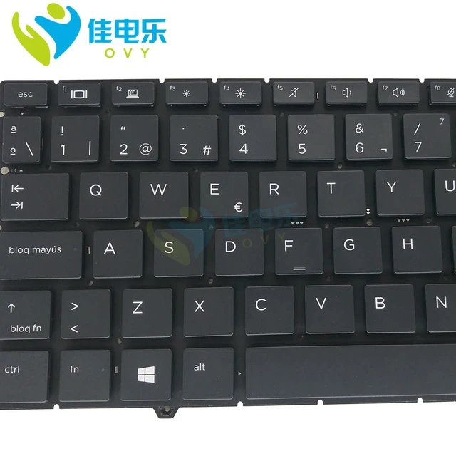 Alt view image 3 of 3 - Spanish Backlit Laptop Keyboard For ZBook Studio G5 Mobile Workstation X360 Elitebook 1050 G1 Spain Latin Keyboards Backlight