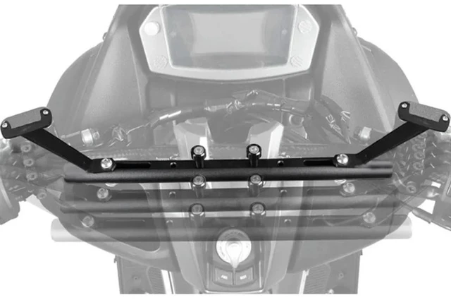 Alt view image 3 of 3 - Mutifunctional Cross Bar Bracket Water Cup Bracket For TMAX530 TMAX560 Motorcycle Mobile Navigation Stand