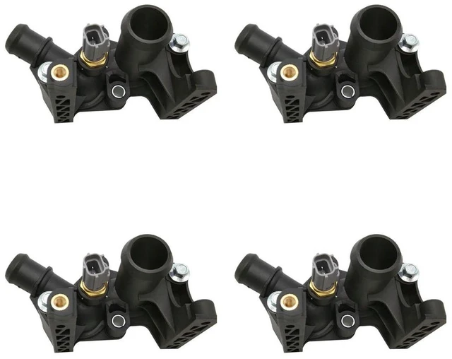 Alt view image 2 of 3 - 4X 7M5G-8K556-AC Cooling System Thermostat Housing For Ford Fiesta Focus 2012-2016