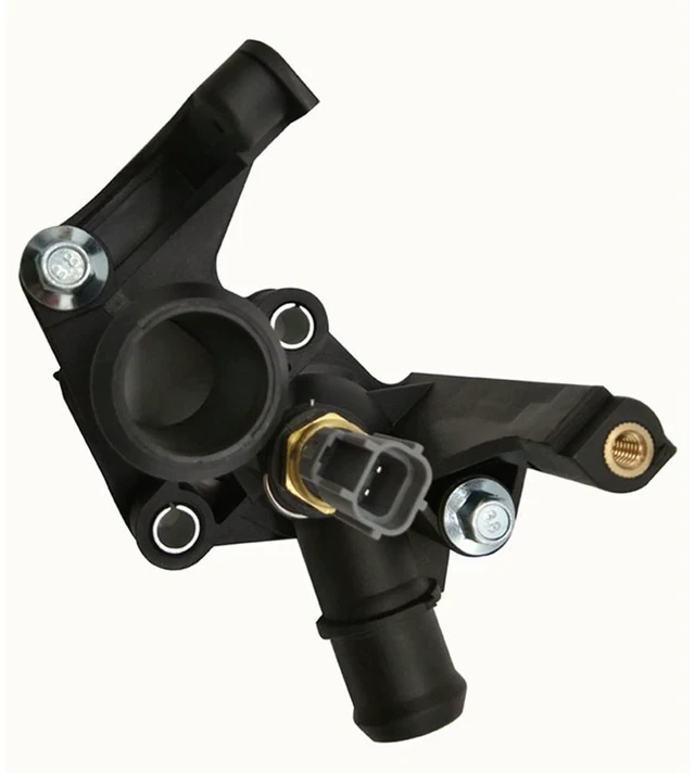 Alt view image 3 of 3 - 4X 7M5G-8K556-AC Cooling System Thermostat Housing For Ford Fiesta Focus 2012-2016
