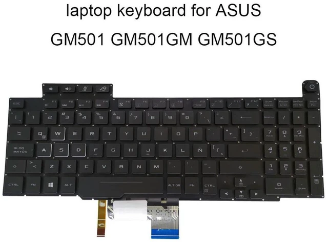 Main image of LA Latin Backlit Keyboard For ROG Zephyrus GM501 GM501GM GM501GS GM501GM-WS74 Backlight Keyboards Black Notebook Teclado