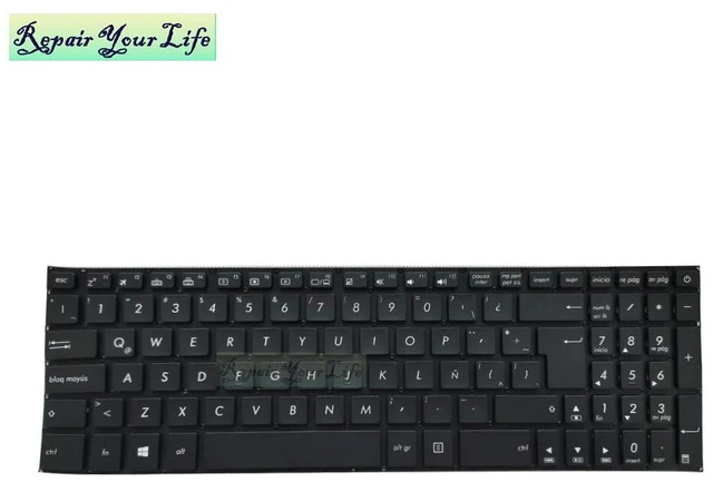 Main image of laptop keyboard for VivoBook Pro 17 x705 x705ma x705mb x705ua x705uf x705u LA Latin SP black ASM17A96LAJ528 backlit KB