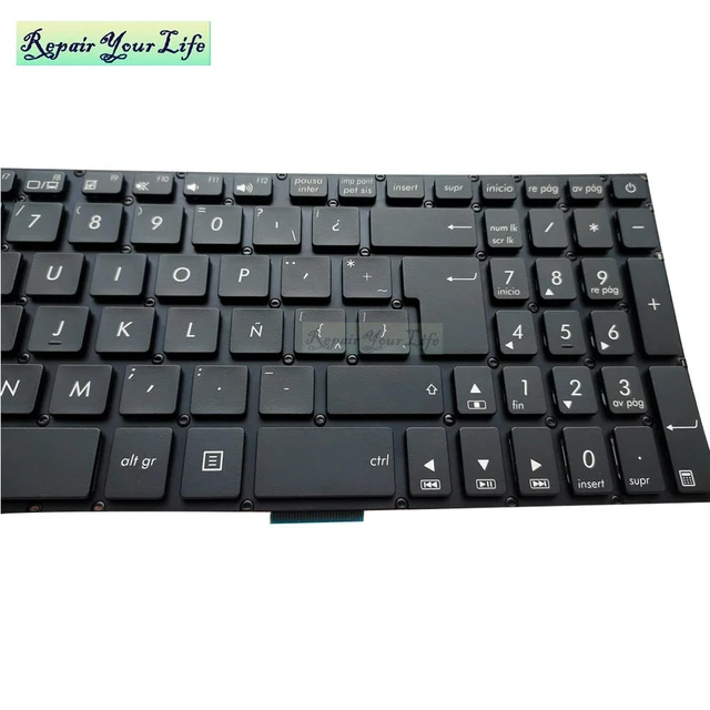 Alt view image 3 of 3 - laptop keyboard for VivoBook Pro 17 x705 x705ma x705mb x705ua x705uf x705u LA Latin SP black ASM17A96LAJ528 backlit KB