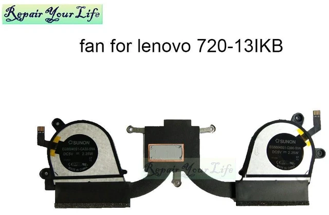 Main image of Notebook PC Cooling fans Heatsink For Yoga 720-13IKB 720-13 5H40N67860 EG50040S1-C990/CA30-S9A AT1YJ002SS0