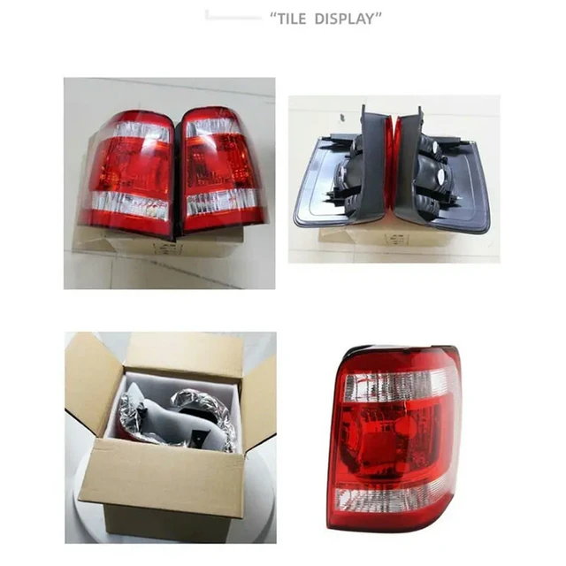 Alt view image 3 of 3 - Brake Light Tail Light Fog Light Reversing Lamp For Ford Escape 2008-2012 Car Rear No Bulb Left
