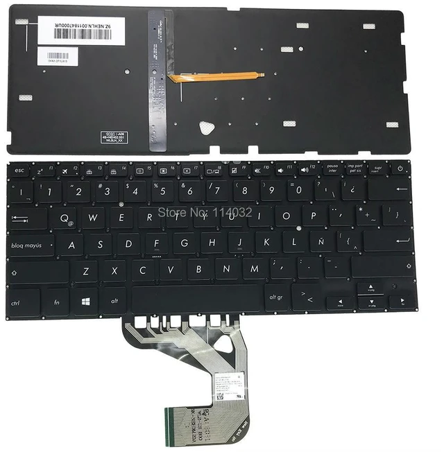 Main image of Latin American Backlit keyboard for S406 S406U S406UA VivoBook S14 Spanish Keyboards laptop parts 0KN1-2P1LA13 2628LA00